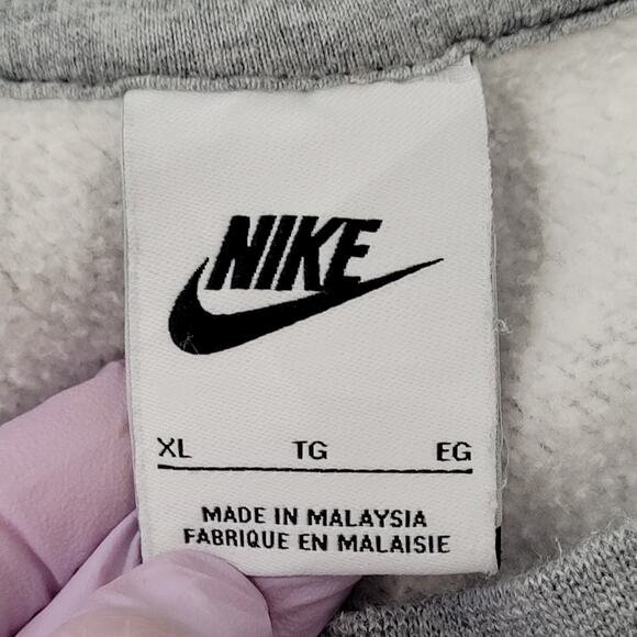 NIKE Williamsburg Sweatshirt XL 27x26 Gray Baggy Oversized - Picture 7 of 16